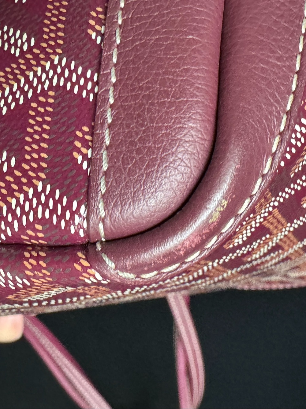 Goyard Sac Artois PM Tote Bag Burgundy - Picture 7 of 16